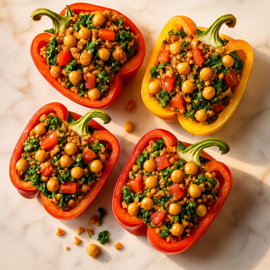 Mediterranean Stuffed Bell Peppers